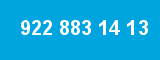 922 883 14 13